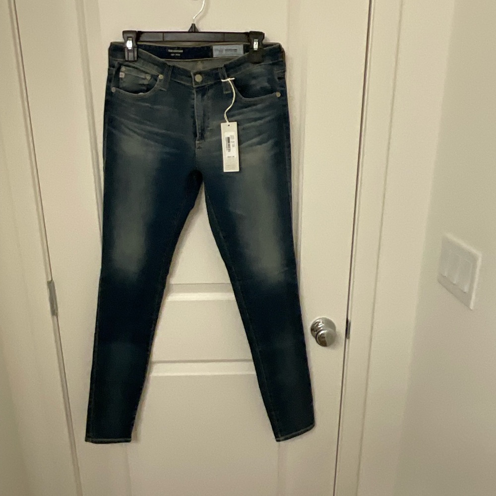 AG Adriano Goldschmied Dark Blue Skinny Jeans